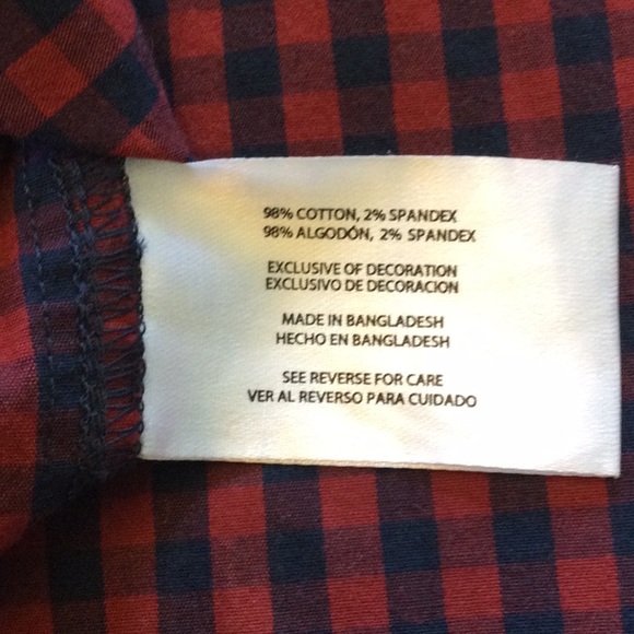 - GAP men’s long sleeved button down casual poplin shirt. - Picture 10 of 11